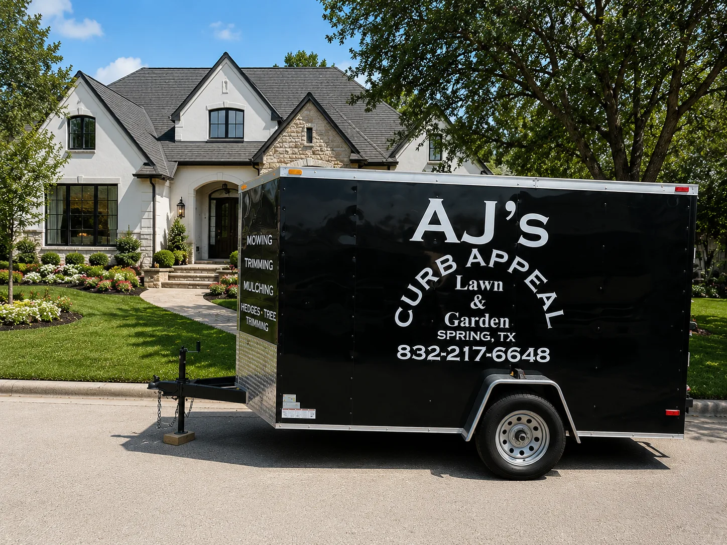 AJ Curb — Trailer branding by Workhorse Branding