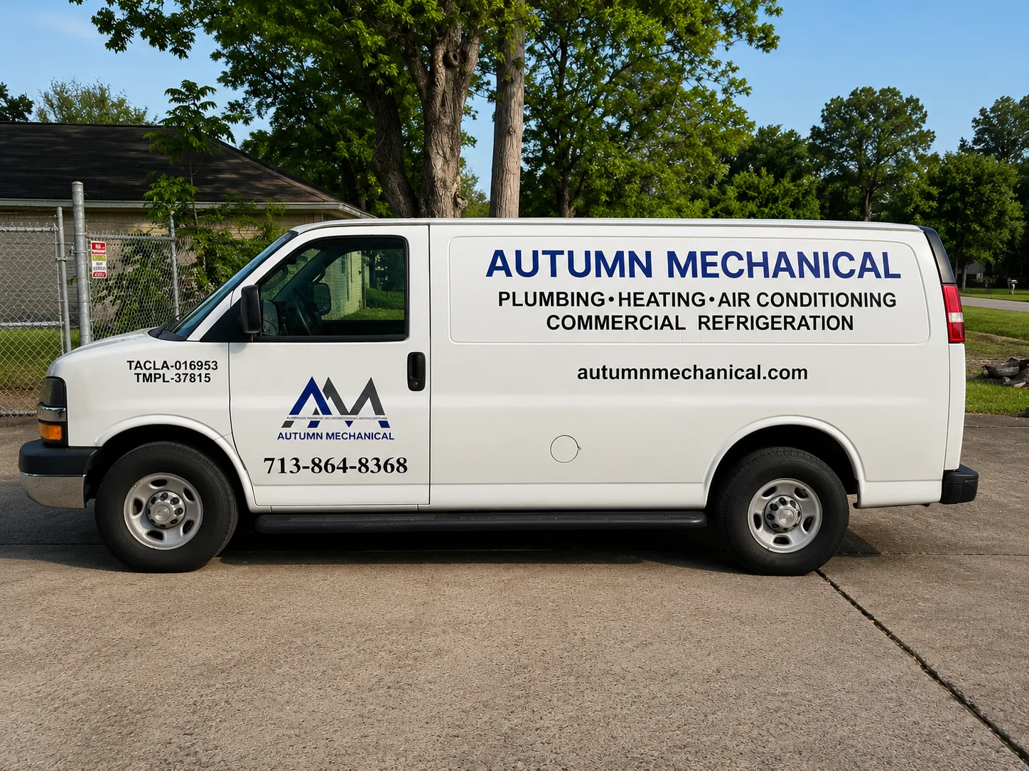 Autumn Mechanical — Service Van branding by Workhorse Branding